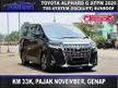 Jual Mobil Toyota Alphard 2020 G 2.5 di DKI Jakarta Automatic Van Wagon Hitam Rp 1.020.000.000