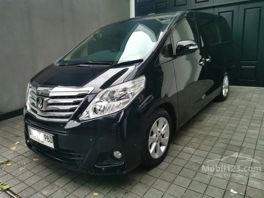 Jual Mobil Toyota Alphard 2013 G 2.4 di DKI Jakarta Automatic MPV Hitam Rp 279.000.000