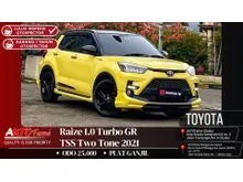 2021 Toyota Raize 1.0 GR Sport TSS (2 Tone) SUV KM 25.000 Toyota Raize 1.0 Turbo GR TSS Two Tone (Tipe Tertinggi) Yellow On Black NIK 2021 Like New
