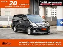 2012 Toyota Alphard 2.4 G MPV