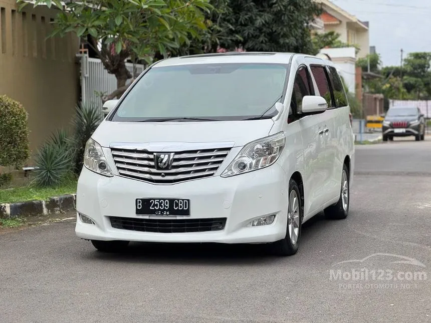 Jual Mobil Toyota Alphard 2010 S 2.4 di DKI Jakarta Automatic MPV Putih Rp 210.000.000