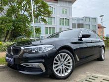 2018 BMW 530i 2.0 Luxury Sedan Nik2018 New Model G30 Black On Saddle Tan Km 6rb Antik Wrnty Full Spareparts #AUTOHIGH #BEST OFFER