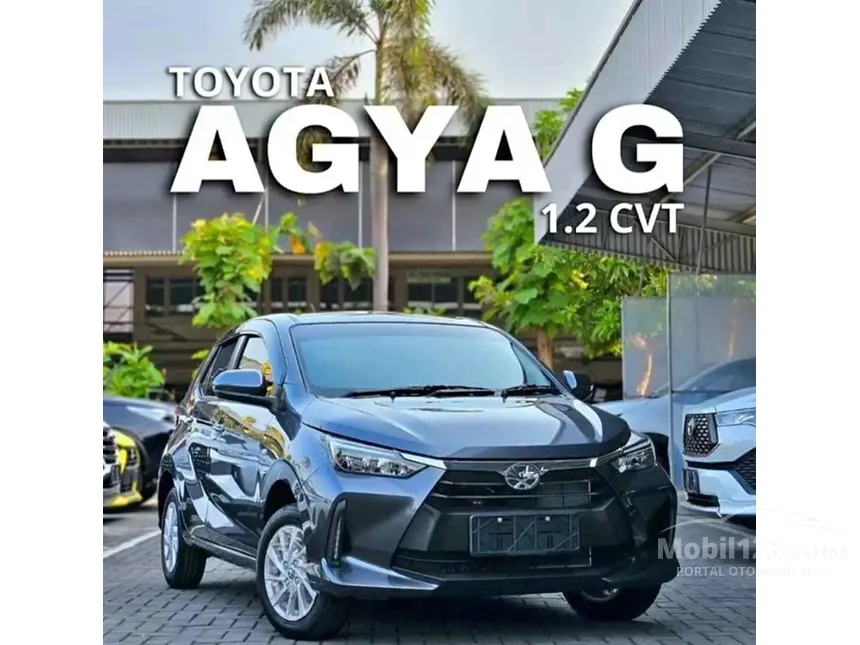 Jual Mobil Toyota Agya 2024 G 1.2 di Jawa Barat Automatic Hatchback Abu