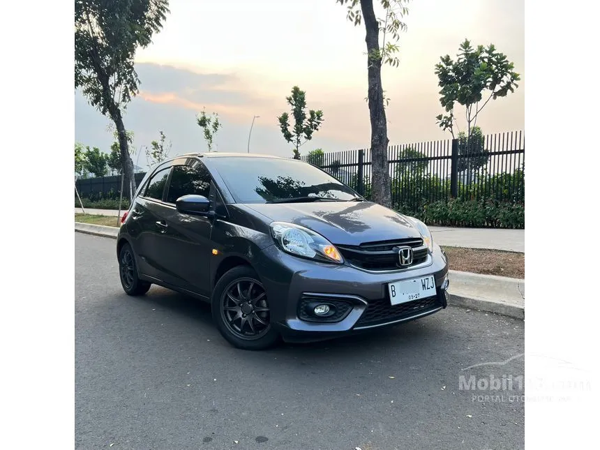 Jual Mobil Honda Brio 2018 Satya E 1.2 di Banten Automatic Hatchback Abu
