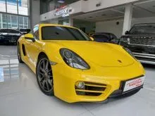 2013 Porsche Cayman 2.7 Coupe PDK Yellow on Black Antik Perfect Condition Kuning