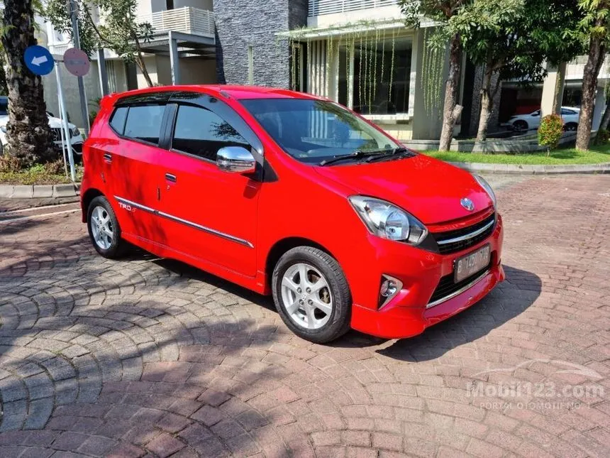 Jual Mobil Toyota Agya 2016 TRD Sportivo 1.0 di Yogyakarta Automatic Hatchback Merah Rp 100.000.000