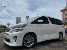 Harga Nego Banyak Toyota Vellfire 2.4 Z Golden Eye Edition-2 2014 White On Black Like New