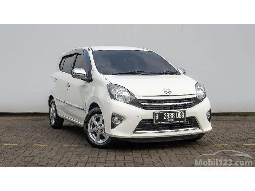 Jual Mobil Toyota Agya 2016 G 1.0 di Banten Manual Hatchback Putih Rp 92.000.000