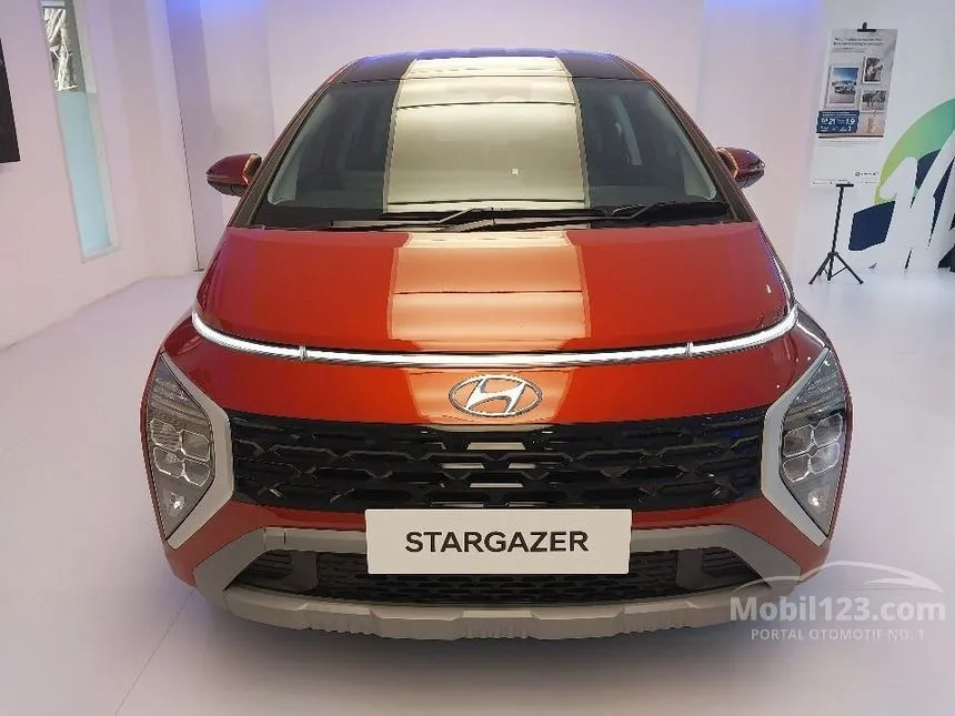 Jual Mobil Hyundai Stargazer 2024 Prime 1.5 di Banten Automatic Wagon Merah Rp 293.900.000