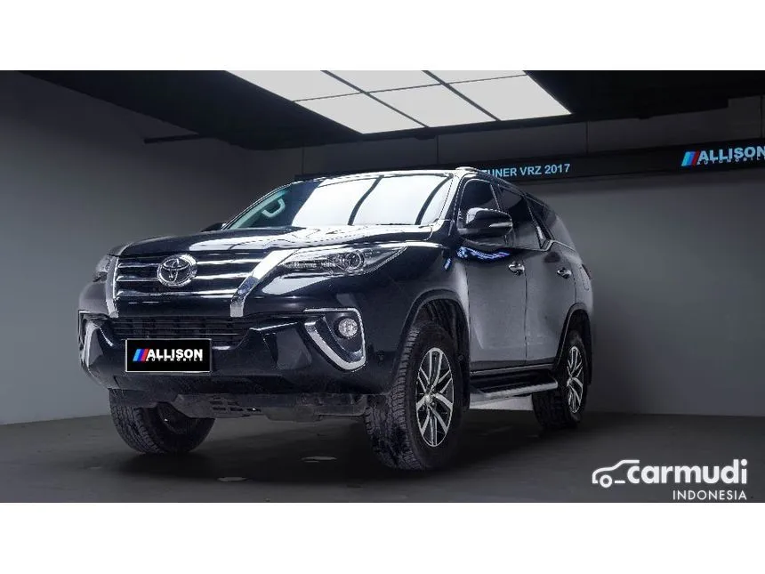 Jual Mobil Toyota Fortuner 2017 VRZ 2.4 di DKI Jakarta Automatic SUV Hitam Rp 335.000.000
