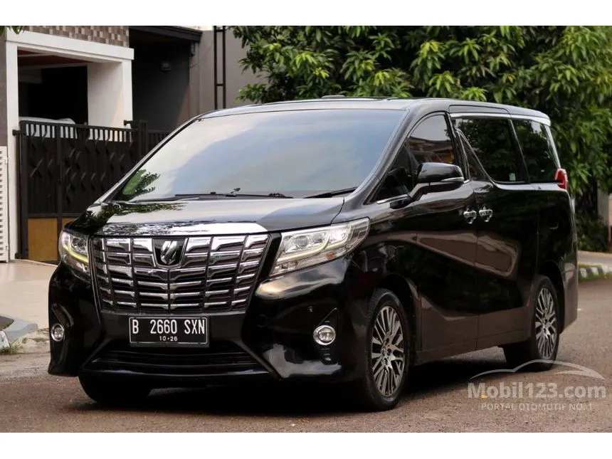 Jual Mobil Toyota Alphard 2016 G 2.5 di DKI Jakarta Automatic Van Wagon Hitam Rp 580.000.000