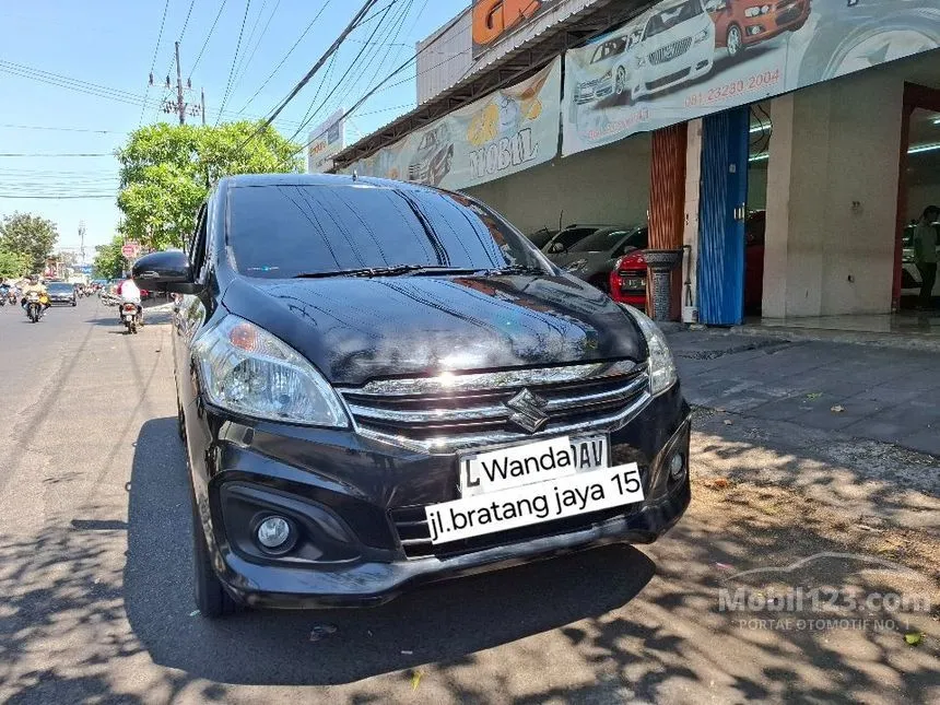 Jual Mobil Suzuki Ertiga 2015 GL 1.4 di Jawa Timur Automatic MPV Hitam Rp 136.000.000