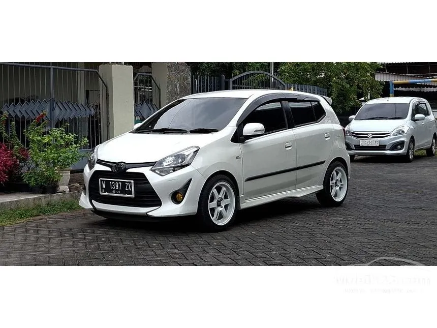Jual Mobil Toyota Agya 2019 G 1.2 di Jawa Timur Automatic Hatchback Putih Rp 128.000.000