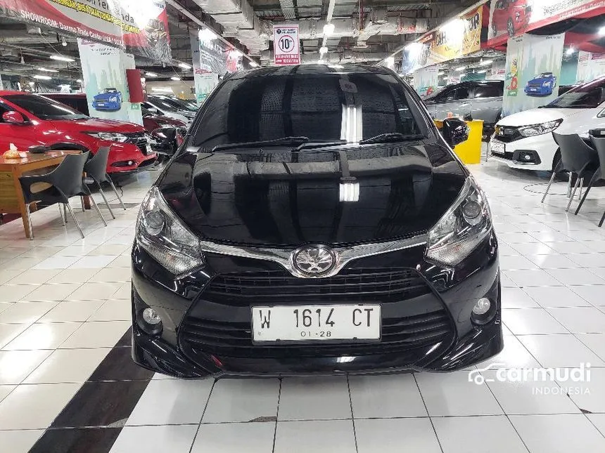 Jual Mobil Toyota Agya 2017 G 1.0 di Jawa Timur Manual Hatchback Hitam Rp 112.500.000