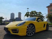 2013 Porsche Cayman 2.7 981 Coupe PDK Yellow On Black-Yellow TDP300JT Harga Miring Kondisi Mulus Like New