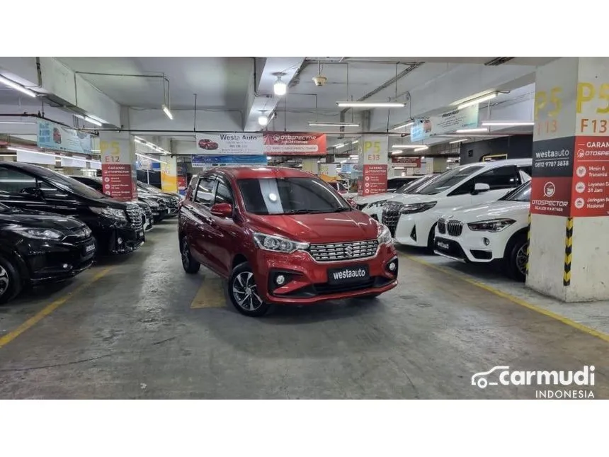 Jual Mobil Suzuki Ertiga 2019 GX 1.5 di DKI Jakarta Automatic MPV Merah Rp 155.000.000