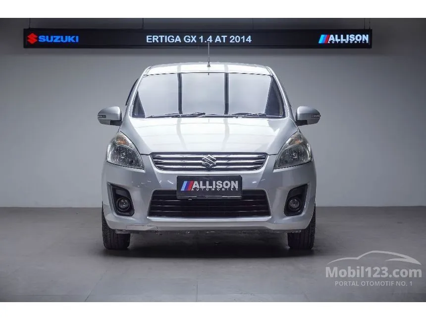 Jual Mobil Suzuki Ertiga 2014 GX 1.4 di DKI Jakarta Automatic MPV Silver Rp 107.000.000