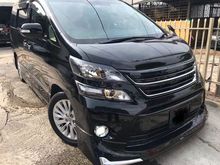 2012 Toyota Vellfire 2.4 Z G Edition Golden Eyes Facelift Modellista Bodykit Local FM Dir Own