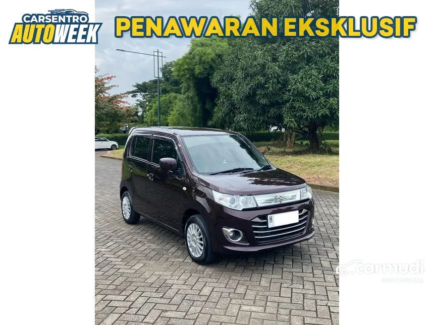 Jual Mobil Suzuki Karimun Wagon R 2017 GS 1.0 di Jawa Tengah Manual Hatchback Marun Rp 85.000.000