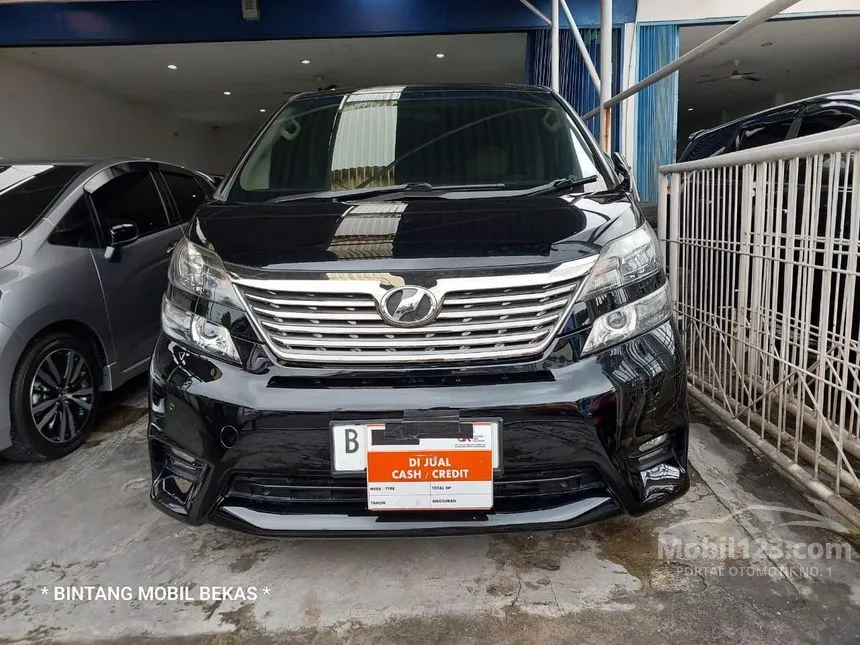 Jual Mobil Toyota Vellfire 2010 Z 2.4 di Jawa Barat Automatic Van Wagon Hitam Rp 255.000.000