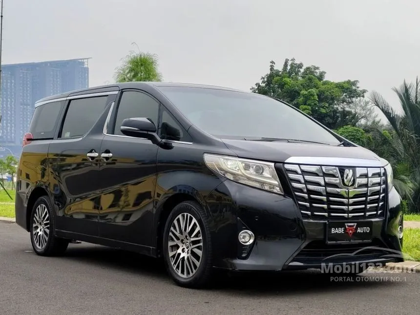 Jual Mobil Toyota Alphard 2017 G 2.5 di Banten Automatic Van Wagon Hitam Rp 670.000.000