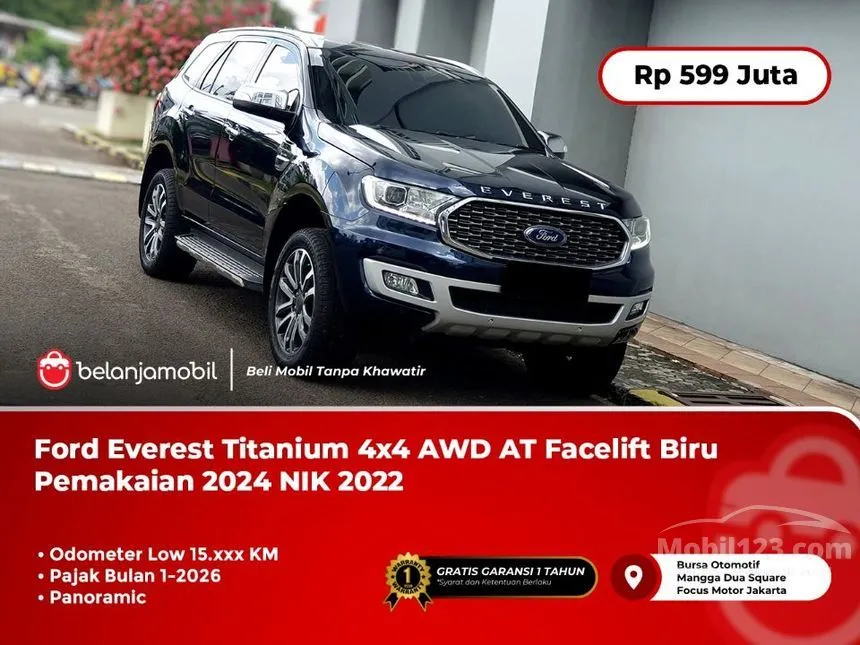 Jual Mobil Ford Everest 2022 Titanium 4X4 Bi
