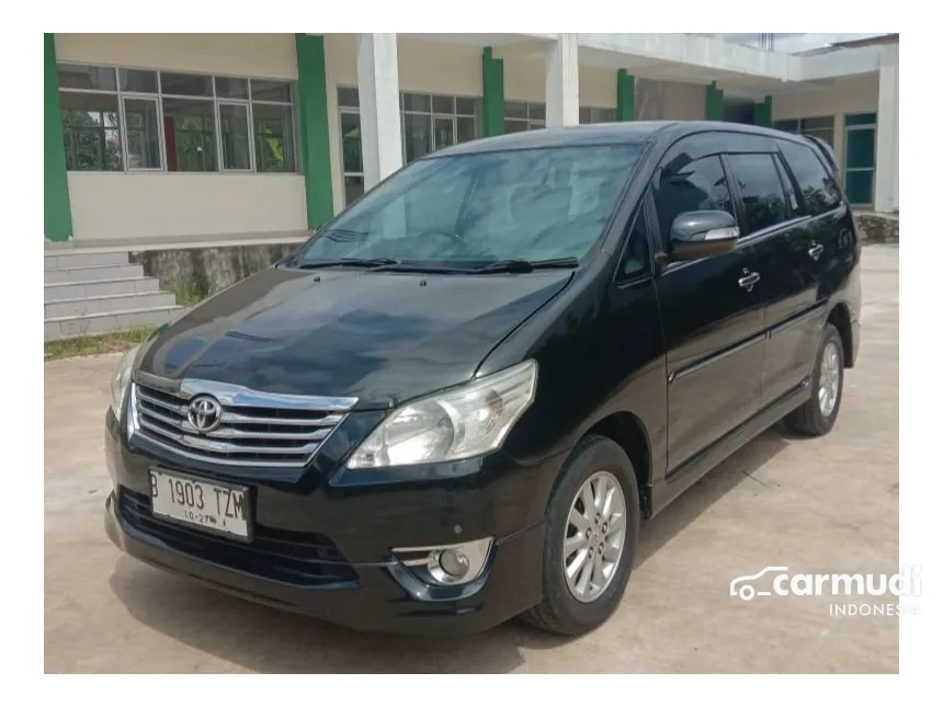 Jual Mobil Toyota Kijang Innova 2012 V Luxury 2.0 di DKI Jakarta Manual MPV Hitam Rp 147.000.000