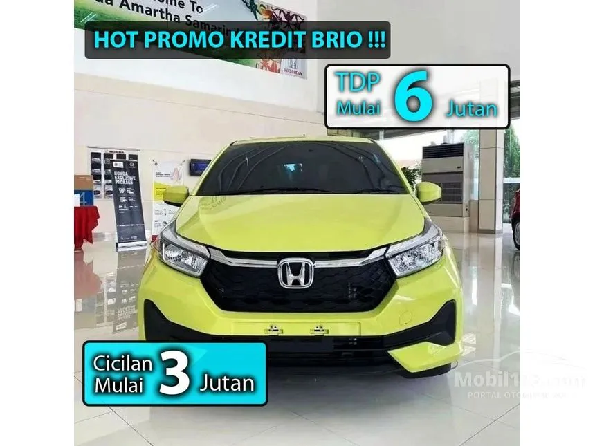 Jual Mobil Honda Brio 2023 E Satya 1.2 di Jawa Barat Automatic Hatchback Kuning Rp 139.900.000