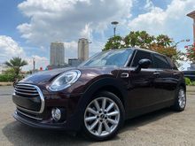 MINI COOPER 1.5 TURBO CLUBMAN 2016 ATPM RED MAROON ON BLACK TDP 150JT