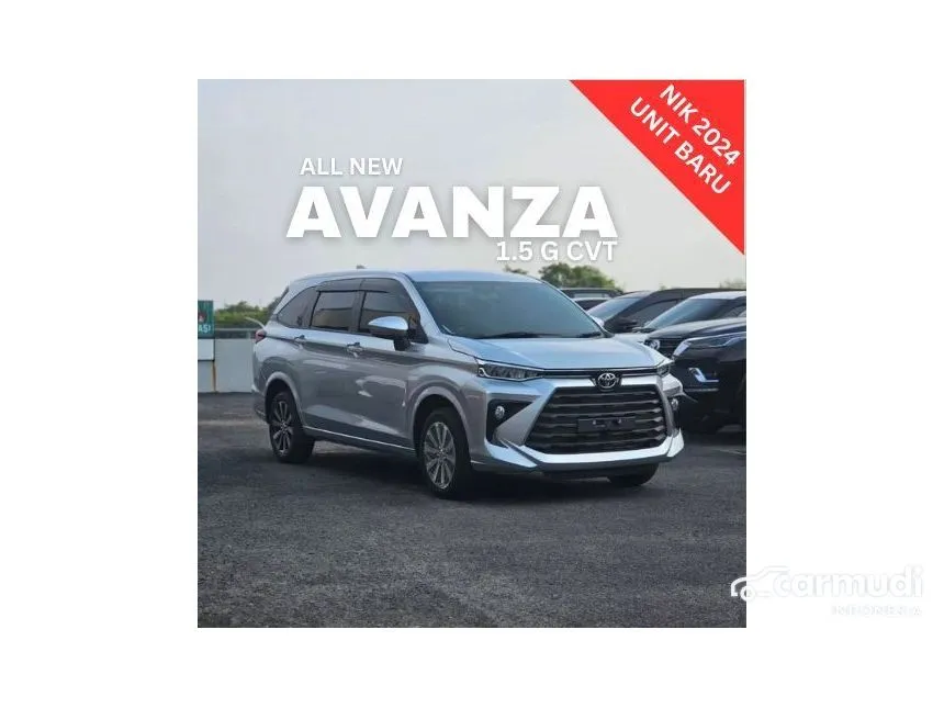 Jual Mobil Toyota Avanza 2024 G 1.5 di DKI Jakarta Automatic MPV Silver Rp 250.400.000