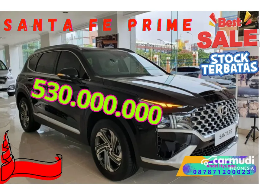 Jual Mobil Hyundai Santa Fe 2024 Prime 2.2 di Banten Automatic SUV Hitam Rp 530.000.000