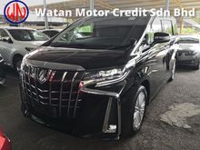 2018 Toyota Alphard 2.5 S 2 YEARS WARRANTY SALES TAX 50% 360 cameras Pre crash Lane keeping assist Power boot Japan Unreg