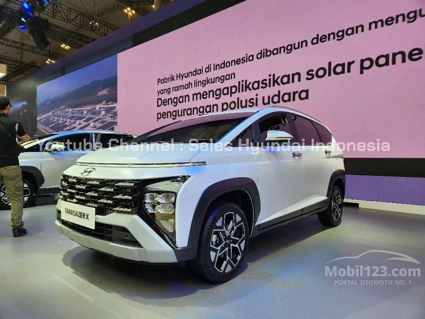 Jual Mobil Hyundai Stargazer X 2023 Prime 1.5 di Banten Automatic Wagon Putih Rp 250.000.000