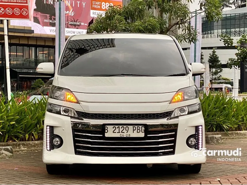 Jual Mobil Toyota Vellfire 2013 Z GS 2.4 di DKI Jakarta Automatic Van Wagon Putih Rp 301.000.000