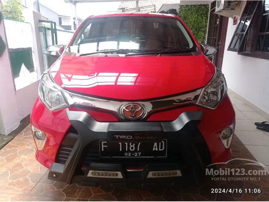 Jual Mobil Toyota Calya 2017 G 1.2 di Jawa Barat Automatic MPV Merah Rp 111.000.000