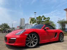 TDP300JT PORSCHE BOXSTER 2.7 PDK ATPM 2014 RED ON SADDLE BROWN