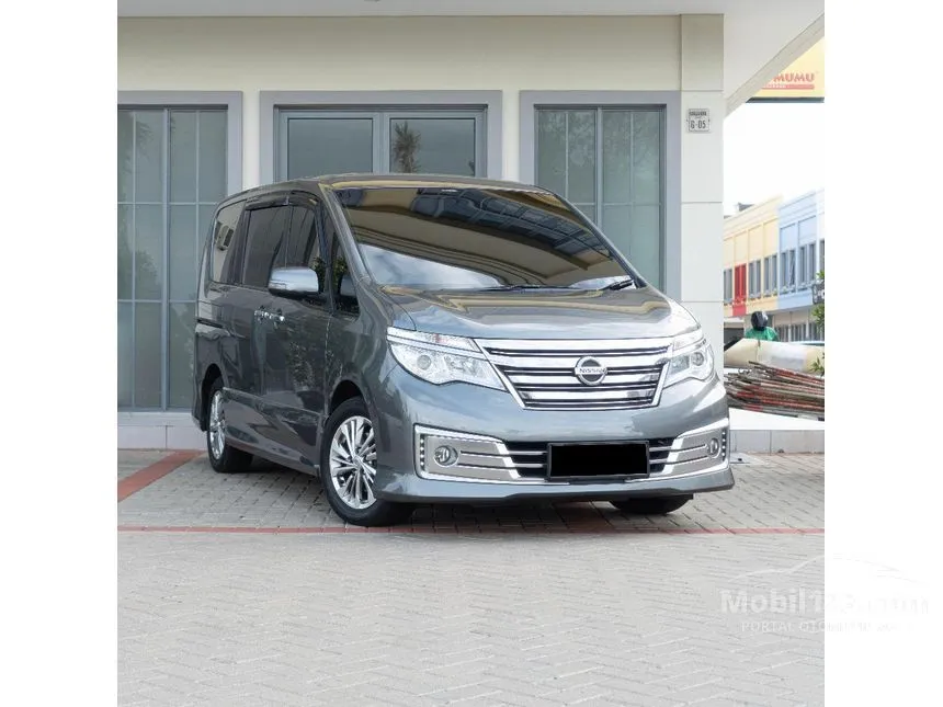 Jual Mobil Nissan Serena 2017 Highway Star 2.0 di Banten Automatic MPV Abu