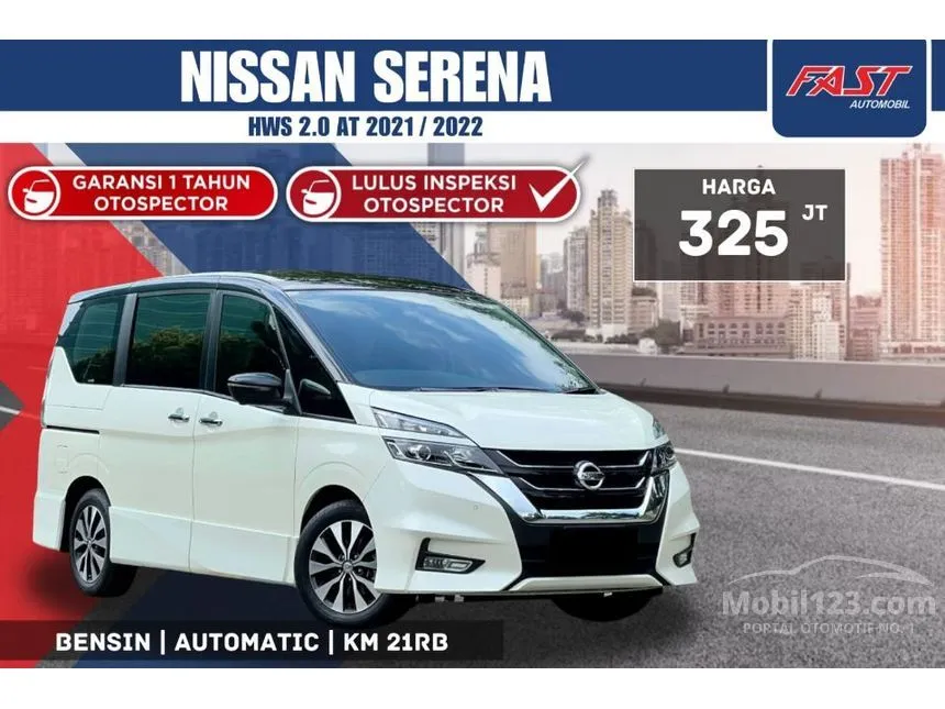Jual Mobil Nissan Serena 2021 Highway Star 2.0 di DKI Jakarta Automatic MPV Putih Rp 325.000.000