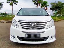 2012 Toyota Alphard 2.4 G ATPM MPV Mulus Istimewa