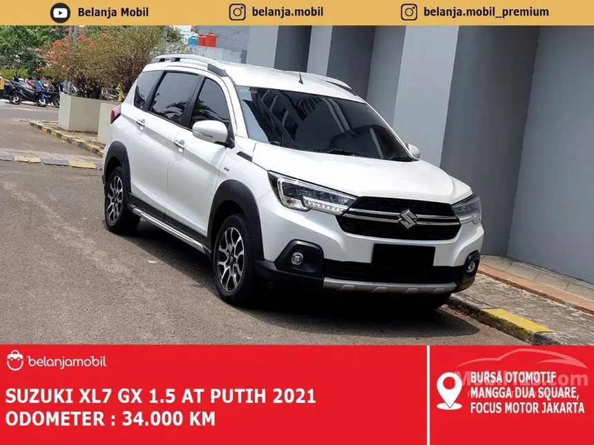 Jual Mobil Suzuki XL7 2021 Beta 1.5 di DKI Jakarta Automatic SUV Putih Rp 195.000.000