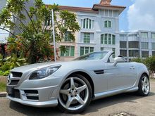2011 Mercedes-Benz SLK200 1.8 CGI Convertible Reg.2012 Bright Silver On Red Km15.000 Cabrio AMG Full Option TDP.250JT