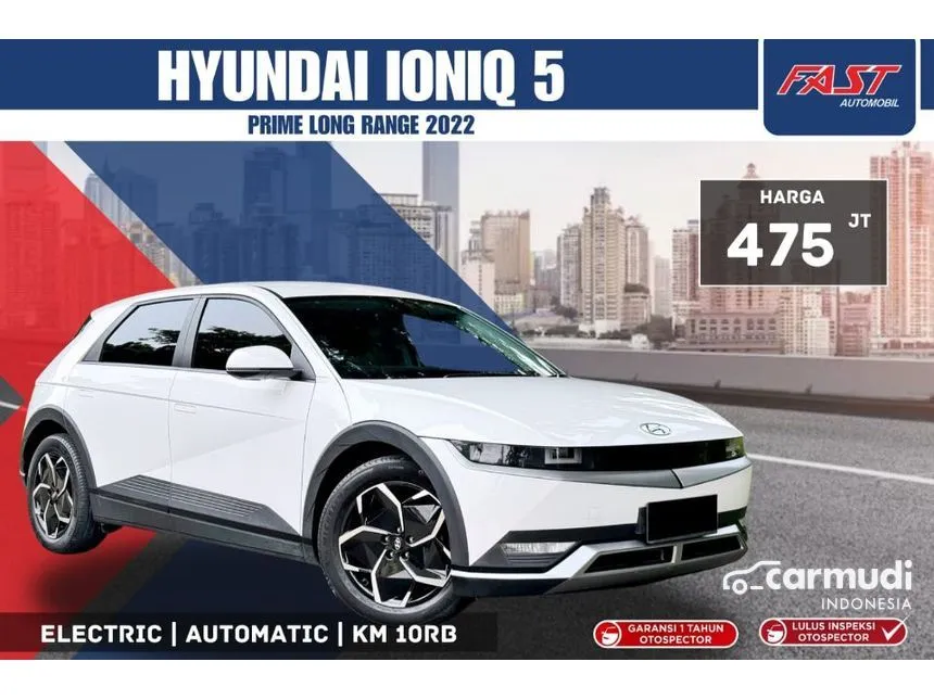 Jual Mobil Hyundai IONIQ 5 2022 Prime Long Range di DKI Jakarta Automatic SUV Putih Rp 475.000.000