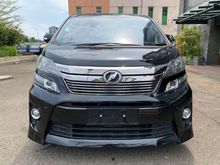 Harga Corona Toyota Vellfire 2.4 ZG Audioless Heater 2012 Black On Black