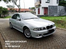 2002 BMW 520i 2.2 E39 Sedan, ALL ORIGINAL FACTORY INTERIOR, BOOKLET LENGKAP, READY TO USE.
