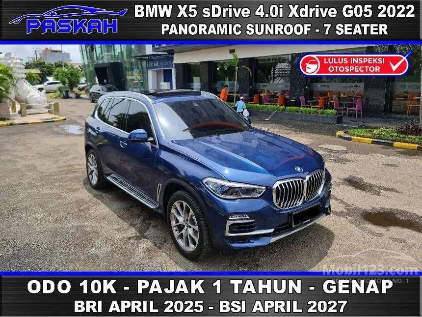Jual Mobil BMW X5 2022 xDrive40i xLine 3.0 di DKI Jakarta Automatic SUV Biru Rp 1.270.000.000