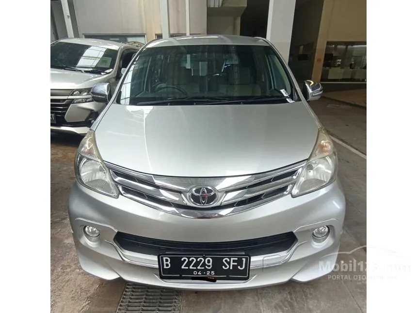 Jual Mobil Toyota Avanza 2015 G Luxury 1.3 di Banten Manual MPV Silver Rp 126.900.000