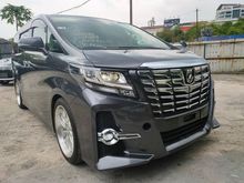 2015 Toyota Alphard 2.5 SC Package MPV, NEW YEAR PROMOTION ,TWO POWER DOOR,PILOT SEAT,POWER BOOT,GREY COLOUR ,2015 UNREG