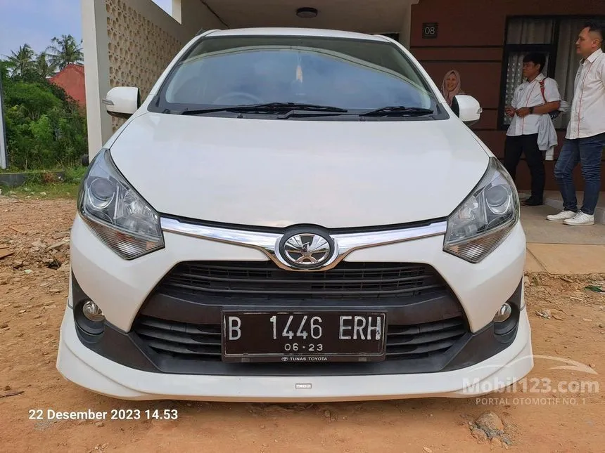 Jual Mobil Toyota Agya 2018 TRD 1.2 di Banten Manual Hatchback Putih Rp 109.000.000