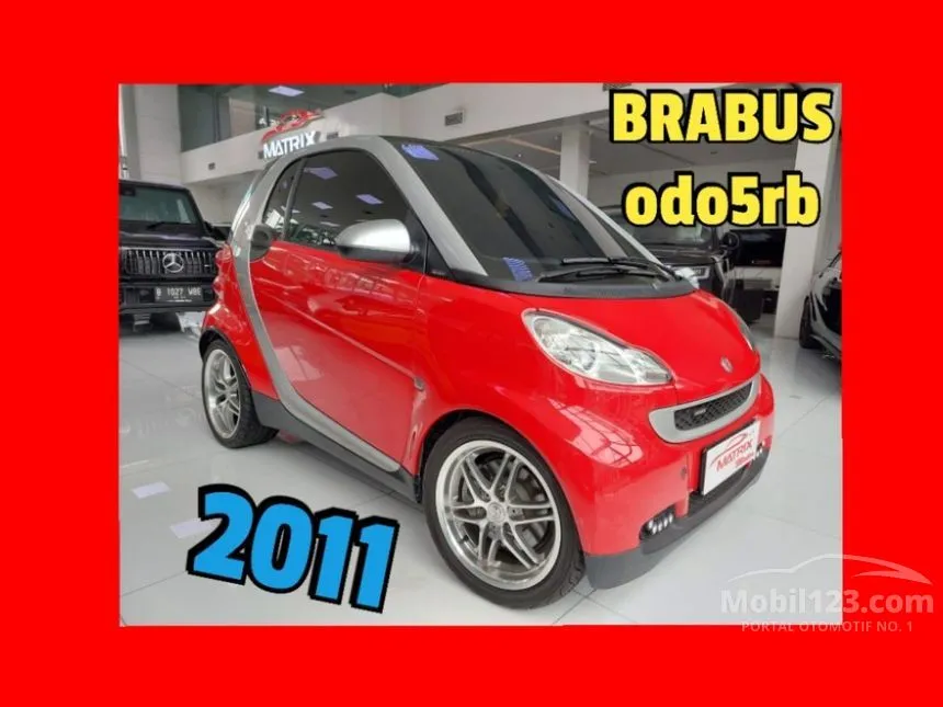 Jual Mobil smart fortwo 2011 Brabus 1.0 di DKI Jakarta Automatic Coupe Merah Rp 285.000.000