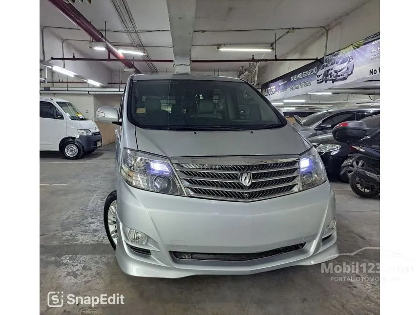Jual Mobil Toyota Alphard 2007 V 2.4 di DKI Jakarta Automatic Van Wagon Silver Rp 148.000.000